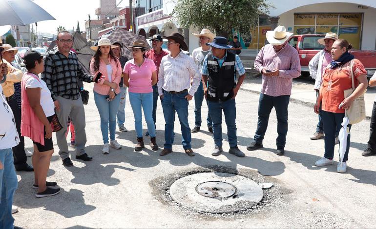 SIPDUS verificó drenaje en colonia Geovillas