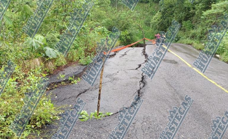 ¡Colapsó un carril de la México - Tampico!