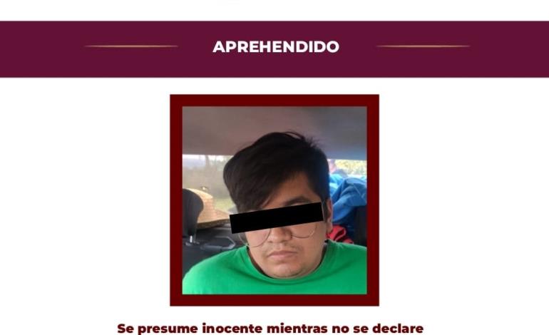 La PGJEH aprehendió a Gregorio Michel "N", probable responsable del feminicidio de Noriko Dallana "N", ocurrido en Coatzacoalcos, Veracruz