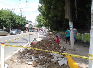 Instalan nuevas alcantarillas en Matlapa