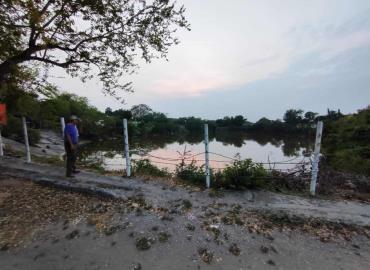 Avistaron lagarto en La Presa del Chapó 