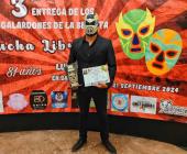 Luchador Helio fue galardonado 