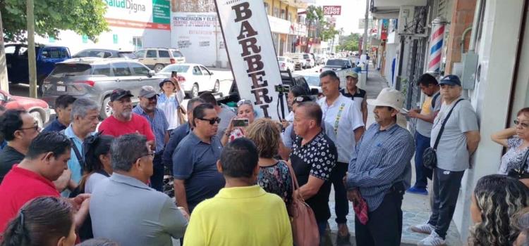 Realizaron protesta jubilados del Estado