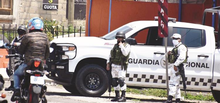 Guardia Nacional no molestará a civiles