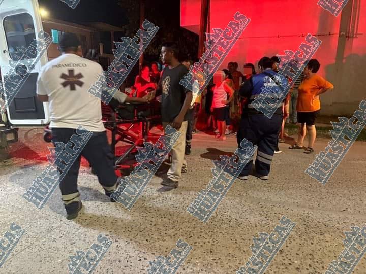 Joven derrapó su motocicleta 