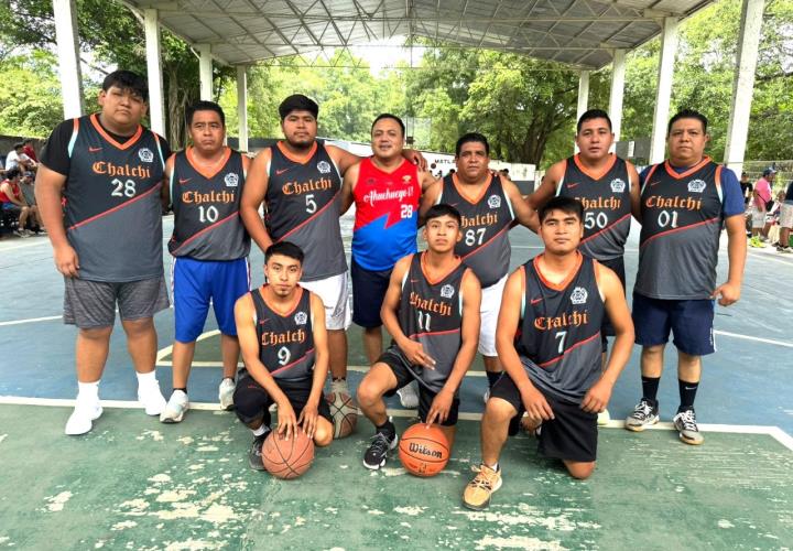 Chalchitepetl campeón en el basquetbol comunitario