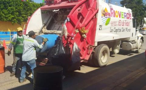 No habrá recolección de basura el día de hoy 
