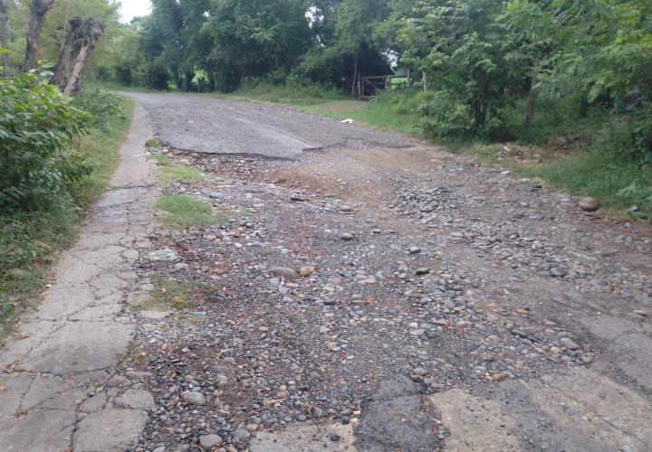 Calles intransitables en Tampacán