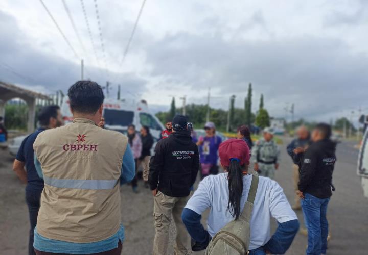 Mediante coordinación interinstitucional, CBPEH realiza labores en Huichapan y Tecozautla