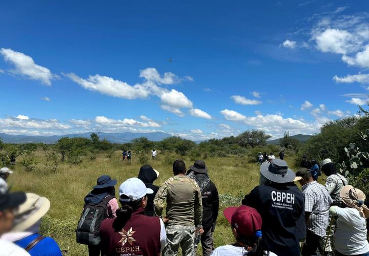 Mediante coordinación interinstitucional, CBPEH realiza labores en Huichapan y Tecozautla