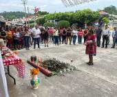 Realizaron ofrenda a San Miguel Arcángel