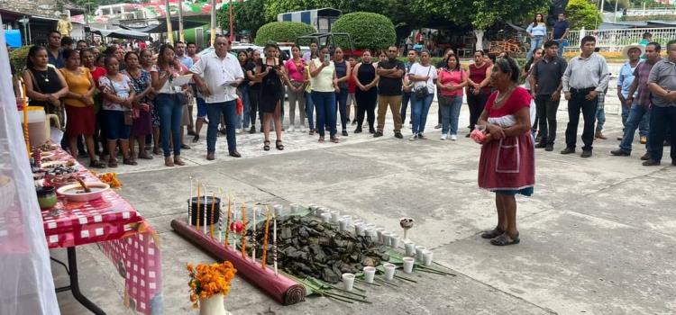 Realizaron ofrenda a San Miguel Arcángel