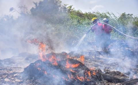 Controlaron otro incendio 
