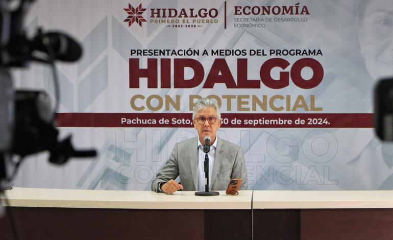 Sedeco lanza el programa Hidalgo con Potencial para apoyar a las mipymes