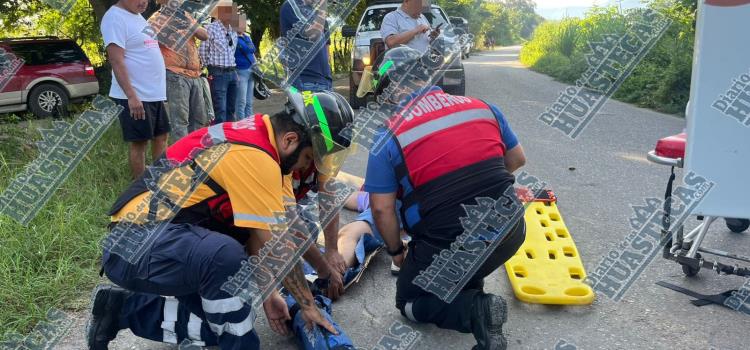 Tres heridos en brutal choque