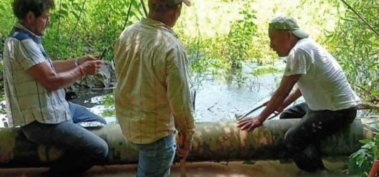 Otra vez sin agua la zona indígena