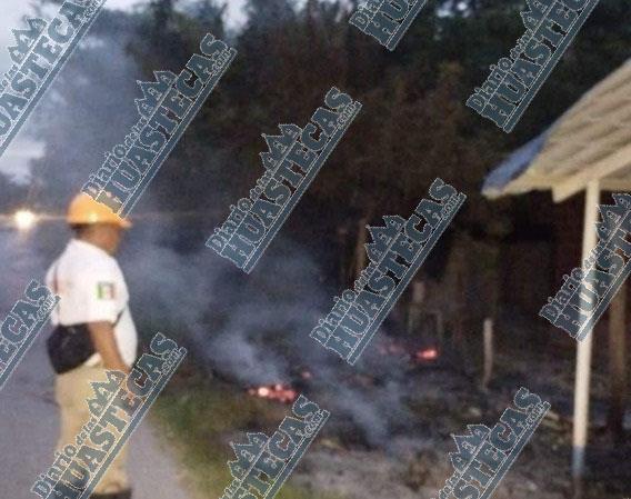 Fuego arrasó con vivienda