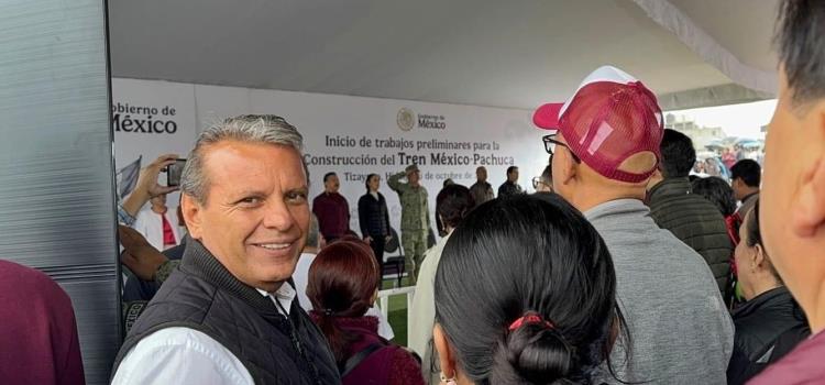 Edil acudió a visita de Claudia Sheinbaum 