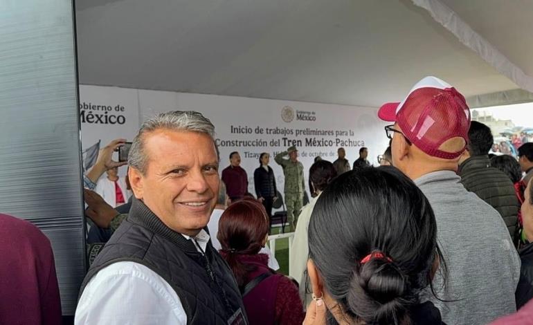 Edil acudió a visita de Claudia Sheinbaum 