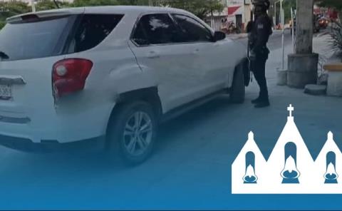 Aseguraron camioneta
