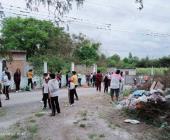 Familias limpiaron en su comunidad 