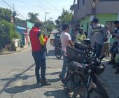 Lesionada en accidente