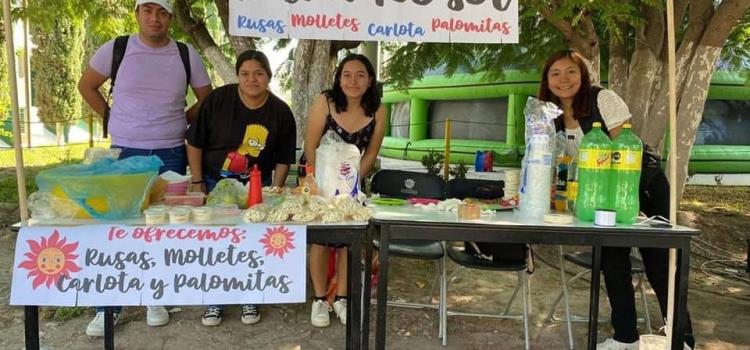 Candidatas realizaron Mercadito con causa 