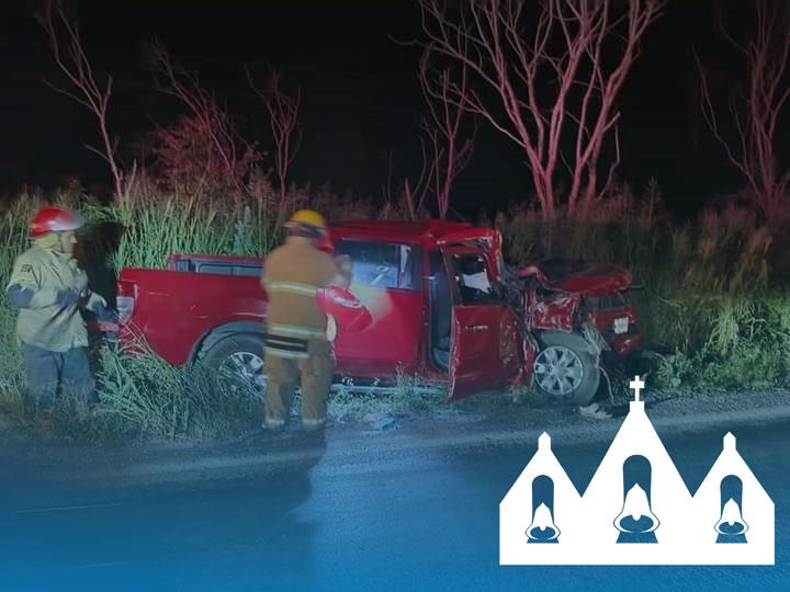 2 lesionados en choque 