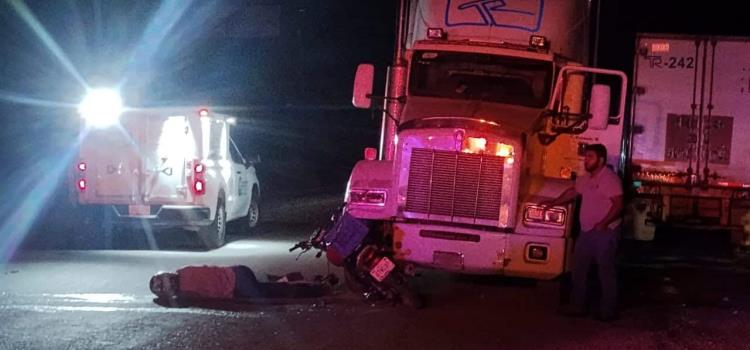 SE MATÓ OTRO MOTOCICLISTA