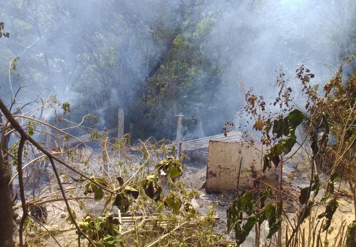 Pérdida total en Incendio en Manchoc