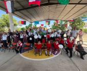 Inauguró rehabilitación de aulas alcalde Arnulfo 