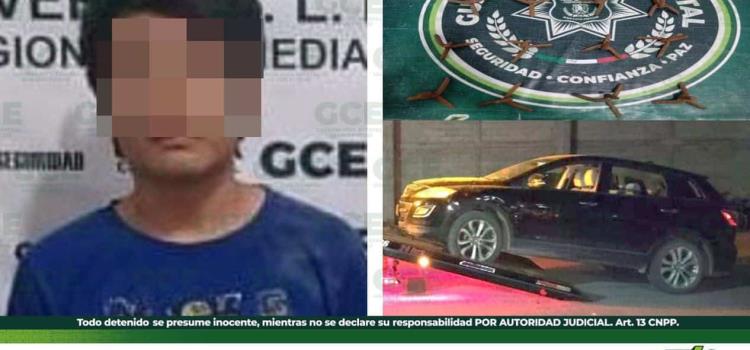 CAPTURÓ LA GCE A MIEMBRO CRIMINAL