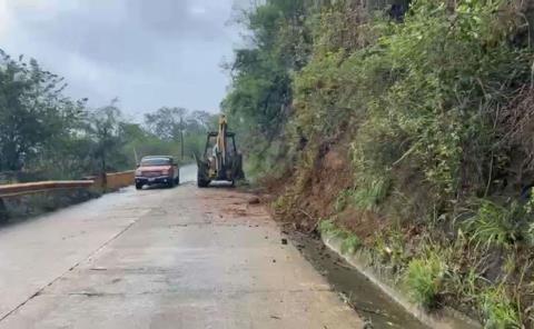 PC trabaja en despeje de caminos
