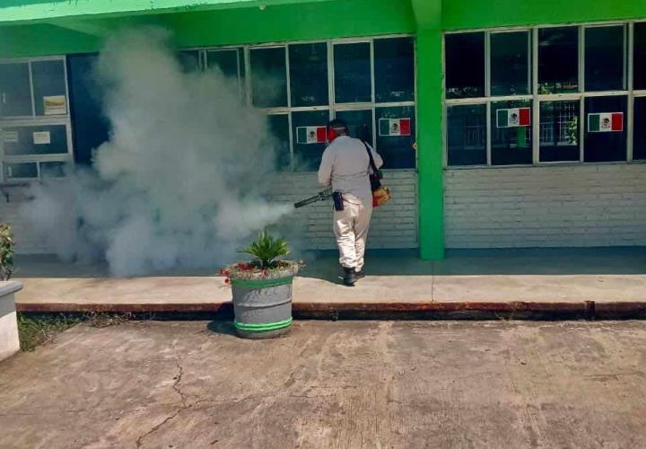 Realizaron fumigación en escuelas