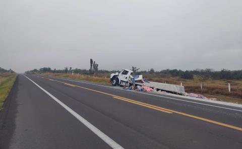 ¡CAMIONERO LESIONADO!
