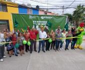 Obras inauguró Arnulfo U. en Infonavit Los Naranjos