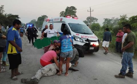 Motociclista mató a un adulto mayor