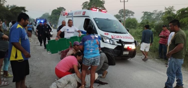 Motociclista mató a un adulto mayor