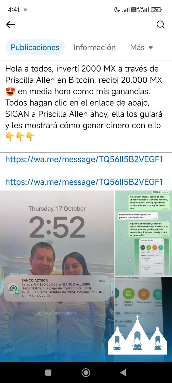 Hackearon cuentas de regidora morenista