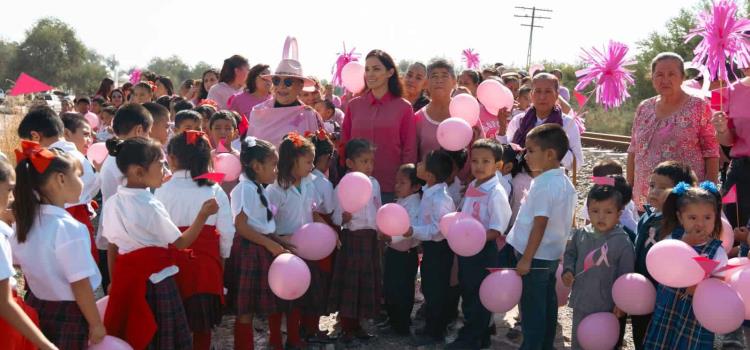 Realizaron la toma de fotografía  "Luz Rosa" 