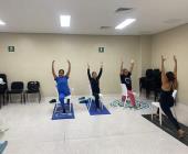 Hicieron yoga en Hospital General