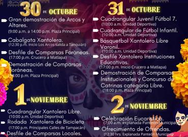 Presentan actividades para las fiestas xantoleras