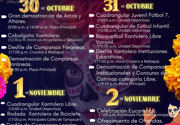 Presentan actividades para las fiestas xantoleras