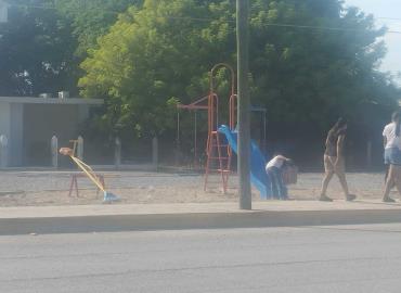 Parque de Tanquián un peligro para niños