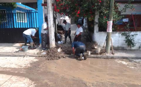 Precaución por trabajos en las tuberías hidráulicas