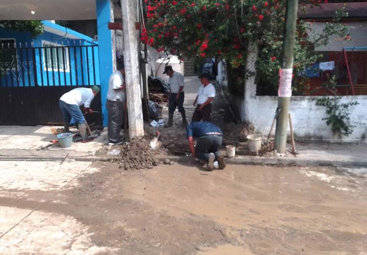 Precaución por trabajos en las tuberías hidráulicas