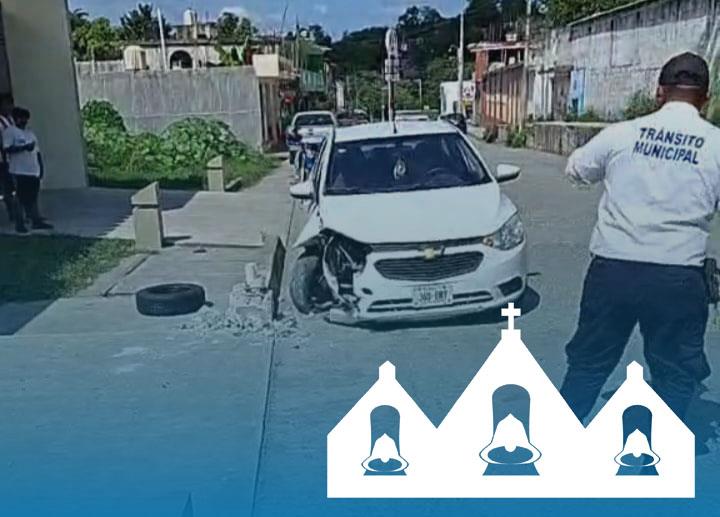 Destrozó su automóvil