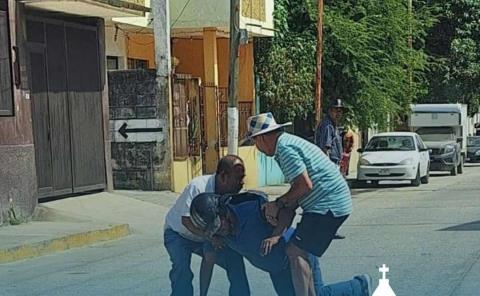 Lesionado al caer de su moto
