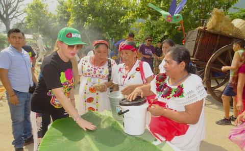 Gran éxito la patlachiza en Matlapa