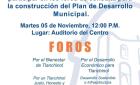 Invitan a participar en los foros de consulta 
